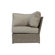 Load image into Gallery viewer, Outdoor Wicker Sectional With Weather Resistant Cushions And Table