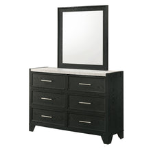 Load image into Gallery viewer, 6 Drawers Dresser - Black / White