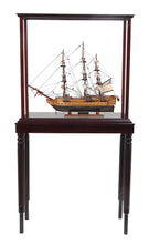 Load image into Gallery viewer, Hand Painted Model Boat Tabletop Sculpture (401932) - Brown