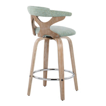 Load image into Gallery viewer, Gardenia - Mid Century Modern Fixed Height Counter Stool With Swivel (Set of 2)