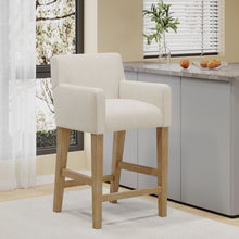 Load image into Gallery viewer, Serenitia - Upholstered Counter Chair With Straight Arm