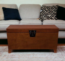 Load image into Gallery viewer, 39" Manufactured Wood And Metal Rectangular Coffee Table - Brown