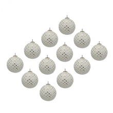 Load image into Gallery viewer, Christmas Ball Ornaments, Decorative Hanging Ball Christmas Tree Ornaments, For Holiday Party Decorations (Set of 12) - White