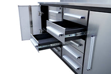 Load image into Gallery viewer, Storage Cabinets With Workbench (With 10 Drawers And 2 Cabinets)