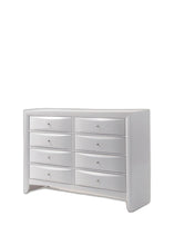 Load image into Gallery viewer, Solid Wood Eight Drawer Double Dresser - White