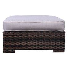 Load image into Gallery viewer, Wide Patio Sectional With Cushions - Brown