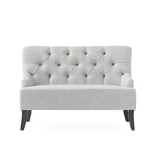 Load image into Gallery viewer, Nicole - French Style Upholstered Loveseat With Tufted Backrest