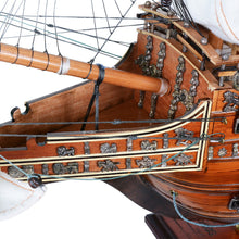 Load image into Gallery viewer, Hand Painted Model Boat (624633) - Light Brown / White
