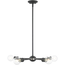 Load image into Gallery viewer, Five Light Dimmable Chandelier With Shades - Gray