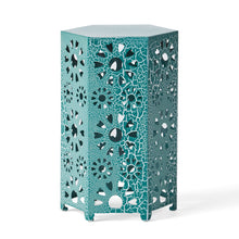 Load image into Gallery viewer, Galore - Side Table With Sunburst Cut Out Design