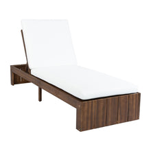 Load image into Gallery viewer, Adjustable Outdoor Chaise Lounge Patio Recliner With Removable Cushion