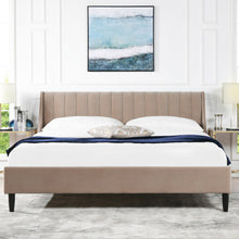 Load image into Gallery viewer, Aspen - Vertical Tufted Modern Headboard Platform Bed Set
