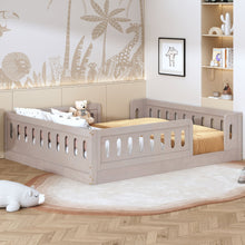 Load image into Gallery viewer, Platform Bed With Guardrail