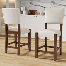 Load image into Gallery viewer, Mid Century Modern Bar Stools, Upholstered Counter Chairs