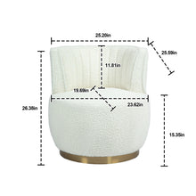 Load image into Gallery viewer, 360 Degree Swivel Cuddle Barrel Accent Sofa Chair