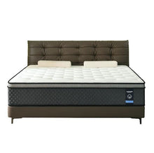 Load image into Gallery viewer, 12" Full Double Foam Hybrid Mattress - White / Dark Gray