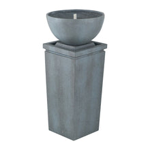 Load image into Gallery viewer, Zen Bowl Water Fountain, Outdoor Bird Feeder / Bath Fountains, Relaxing Water Feature For Garden