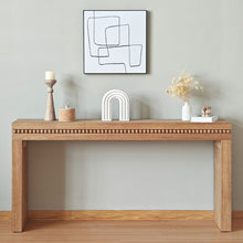 Load image into Gallery viewer, Modern Rustic Wood Table, Rectangular Living Room Center Table With Floating Top Design