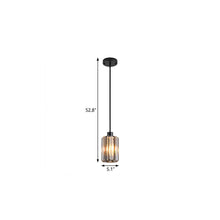 Load image into Gallery viewer, Mercury Flush Chandelier With Shades - Ash Gray / Gold