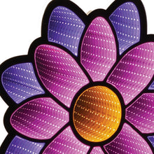Load image into Gallery viewer, Flowers Tabletop Sign With LED - Purple / Pink / Yellow
