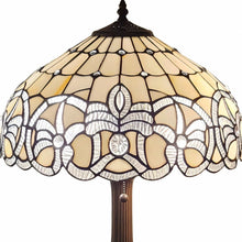 Load image into Gallery viewer, 23" Metal Two Light Candlestick Table Lamp With White Shade - Dark Brown