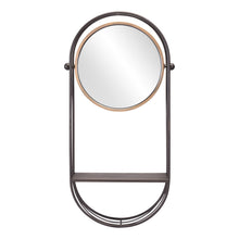 Load image into Gallery viewer, Industrial Mirror Shelf - Gray
