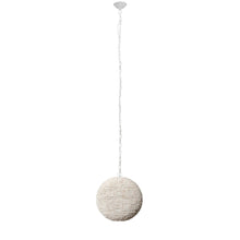 Load image into Gallery viewer, Beaded Ball Hanging Light - Whitewash