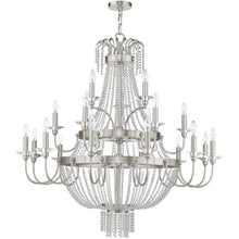 Load image into Gallery viewer, 43" Multi Light Dimmable Chandelier With Shades - Nickel