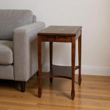 Load image into Gallery viewer, 25" End Table With Shelf - Wood Brown