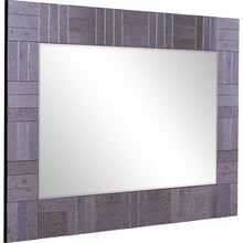 Load image into Gallery viewer, 35" Glass Framed Accent Mirror - Gray