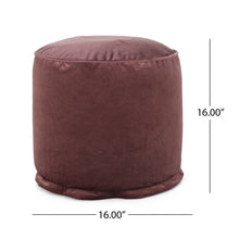 Load image into Gallery viewer, Shimon - Cylinder Pouf Ottoman Floor Cushion