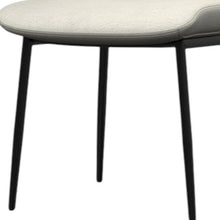 Load image into Gallery viewer, Solid Wood Dining Parsons Chairs (Set of 2) - Natural / Black