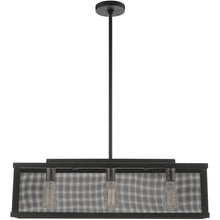 Load image into Gallery viewer, 18'' Three Light Dimmable Chandelier With Shades - Black