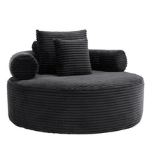 Load image into Gallery viewer, Round Sofa Bed With 3 Pillows For Living Room