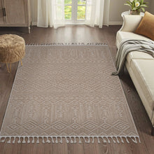 Load image into Gallery viewer, Guros - 8' X 10' Traditional Indoor / Outdoor Area Rug - Natural