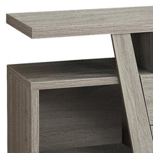 Load image into Gallery viewer, Wooden Open Shelving TV Stand - Deep Taupe