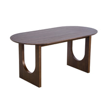 Load image into Gallery viewer, Wood Oval Wood Bar Table - Brown