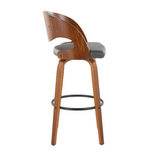 Load image into Gallery viewer, Pino - Mid Century Modern Fixed Height Barstool With Swivel & Round Footrest (Set of 2)
