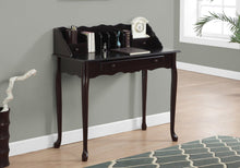 Load image into Gallery viewer, 36" Dark Brown Solid Wood Computer Desk With Three Drawers