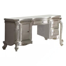Load image into Gallery viewer, 62" Wood Vanity Table With Three Drawers - Pearl