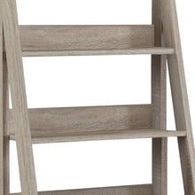 Load image into Gallery viewer, 26" Taupe Wood Ladder Desk