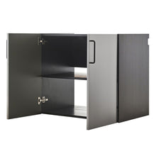 Load image into Gallery viewer, Astro Series - Wall Mounted Base Door Storage Cabinet - Metallic Gray