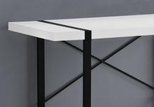 Load image into Gallery viewer, 49" White and Black Computer Desk