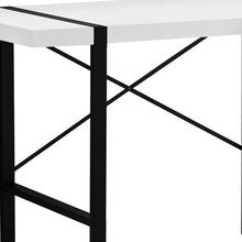 Load image into Gallery viewer, 49" White and Black Computer Desk