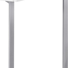 Load image into Gallery viewer, 48" Taupe and Black Writing Desk With Two Drawers