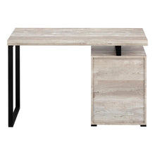 Load image into Gallery viewer, 47" Brown and Black Computer Desk With Three Drawers