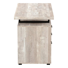Load image into Gallery viewer, 47" Brown and Black Computer Desk With Three Drawers