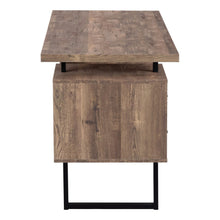 Load image into Gallery viewer, 60" Brown and Black With Three Drawers