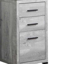 Load image into Gallery viewer, 60" Gray L Shape Computer Desk With Three Drawers