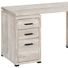Load image into Gallery viewer, 60" Taupe L Shape Computer Desk With Three Drawers